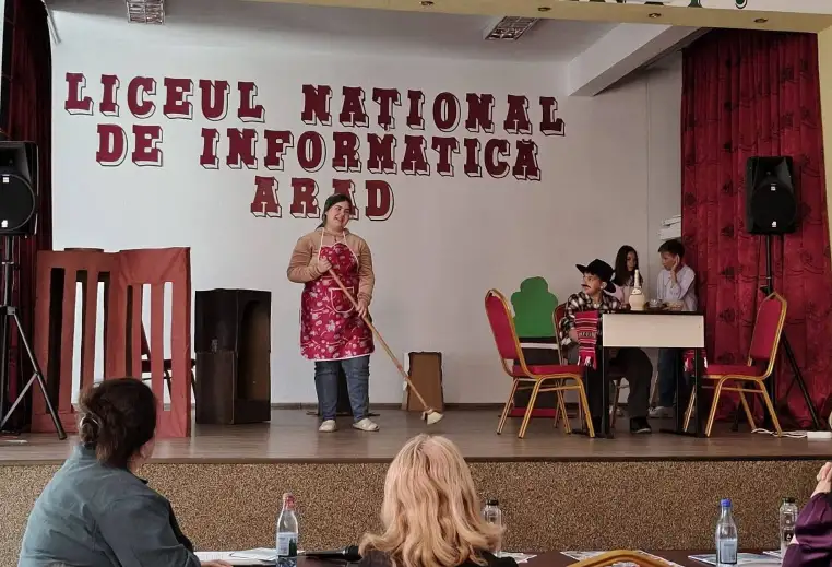 94 de elevi din 4 județe au adus cărțile pe scenă și pe ecran la Liceul Național de Informatică Arad
