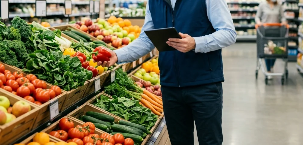 Controale în supermarketurile din Arad după legume cu mucegai găsite la raft