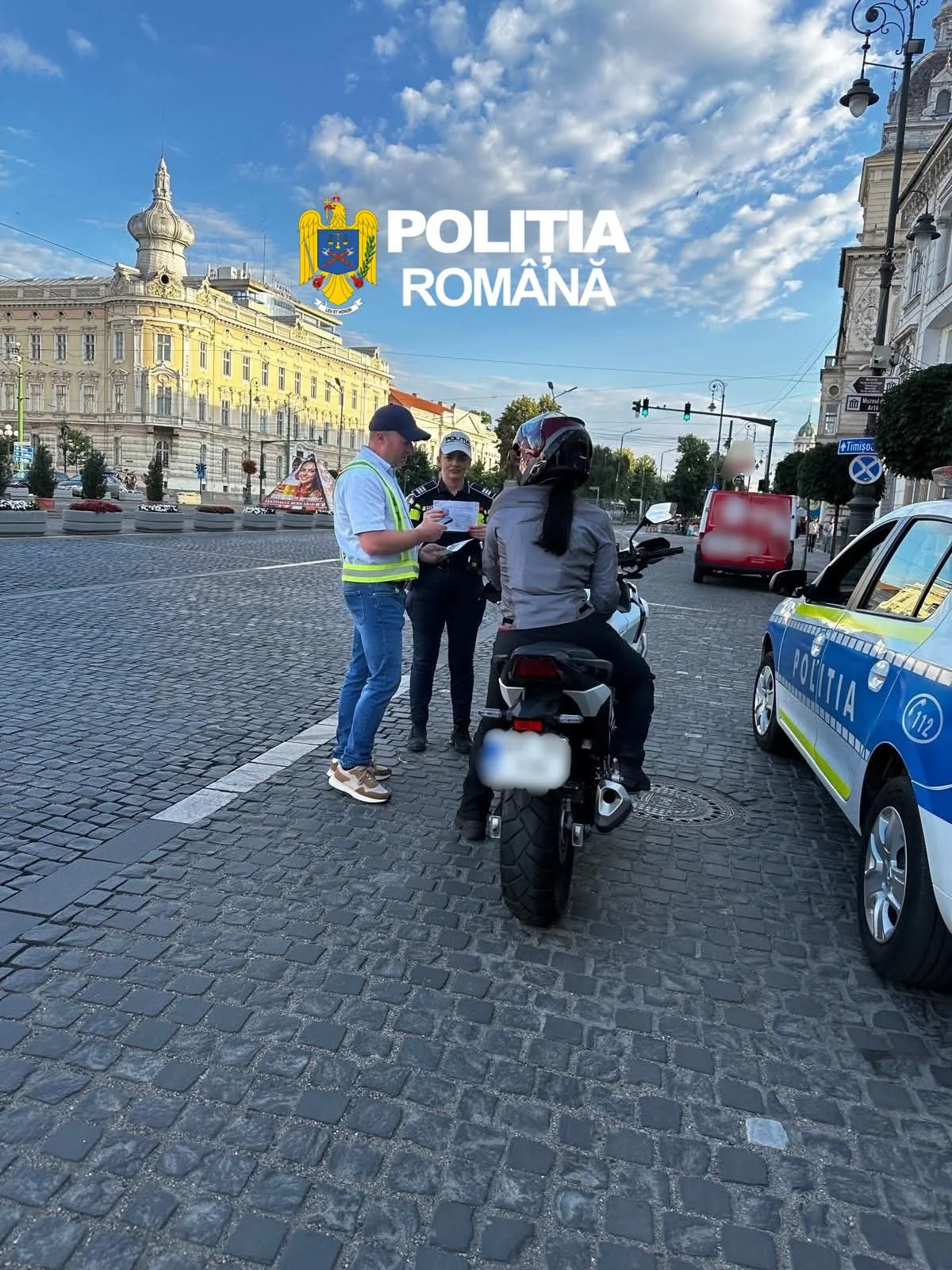 Polițiștii din Arad au verificat 34 de motociclete și au dat amenzi de 3.240 de lei