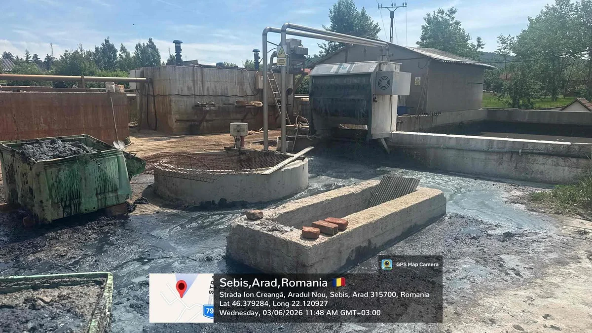 Stația de preepurare din Sebiș, amendată cu 100.000 de lei pentru mirosuri insuportabile