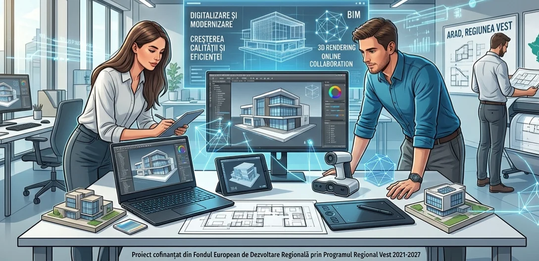 Arad: Pro Arhitectura modernizează activitatea prin investiții digitale