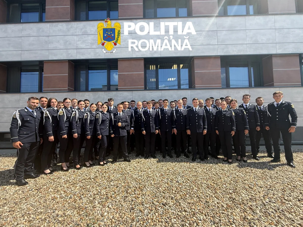 44 de agenți de poliție încadrați la IPJ Arad în iulie 2026
