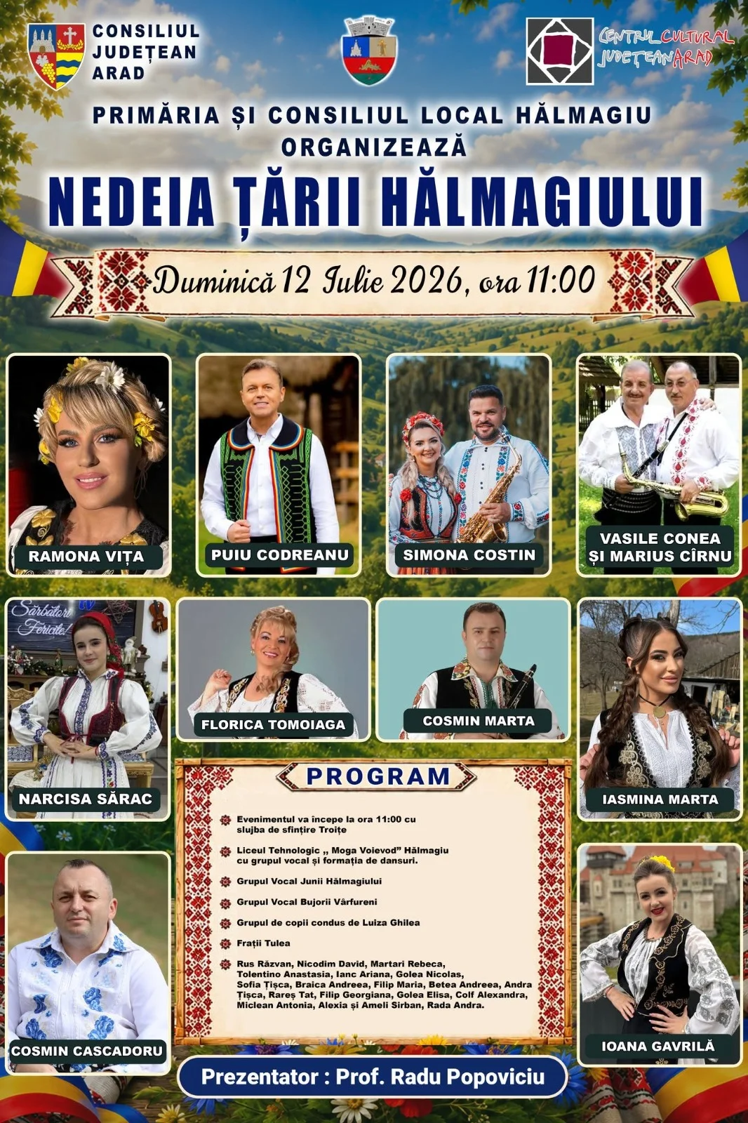 Nedeea Țării Hălmagiului adună tradițiile pe 11 și 12 iulie