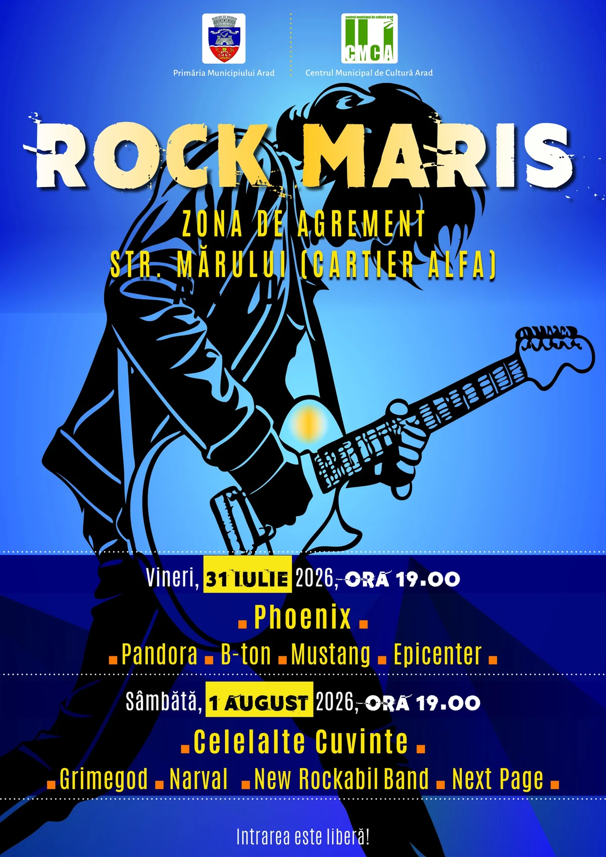 Festivalul Rock Maris revine la Arad cu 10 formații în 2026