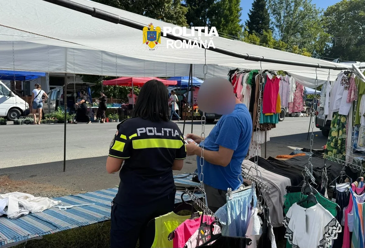 Poliția Arad avertizează cumpărătorii din piața Beliu