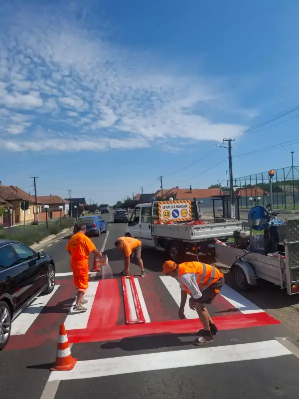 Lucrări pe drumurile județene din Arad: reparații, marcaje și defrișări